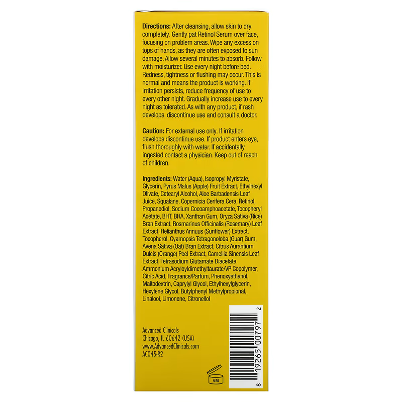 advanced clinics retinol 1