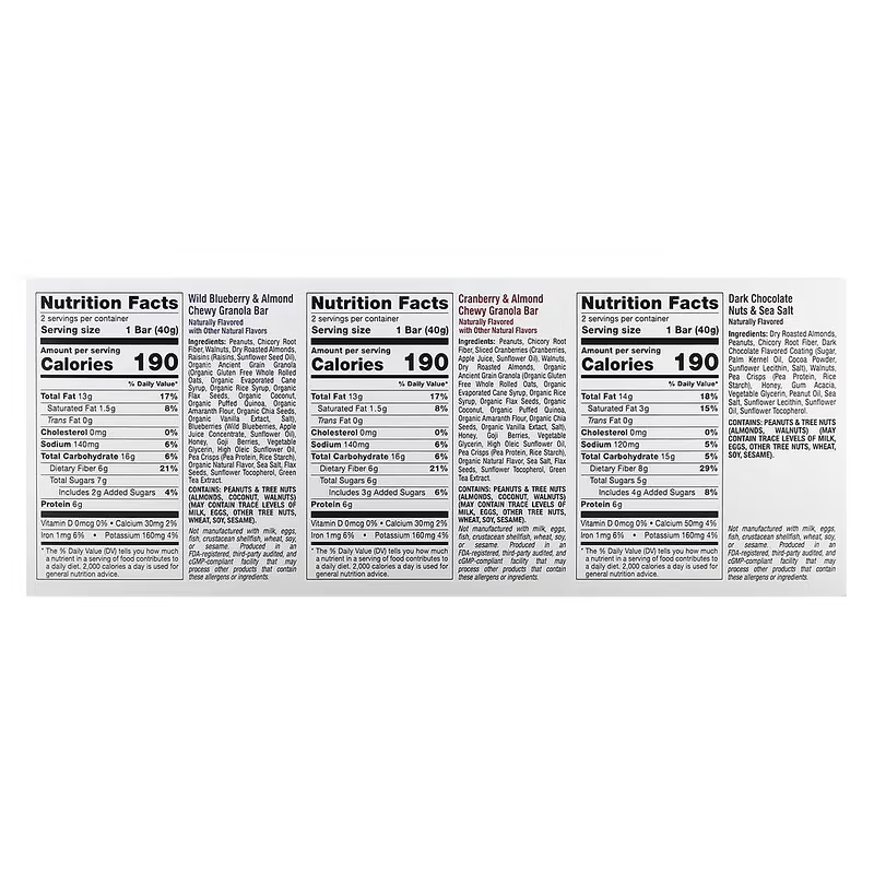 california gold nutr bars snacks variarity