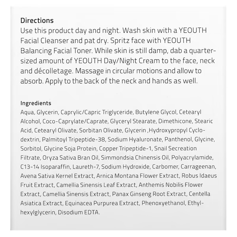 yeouth day cream